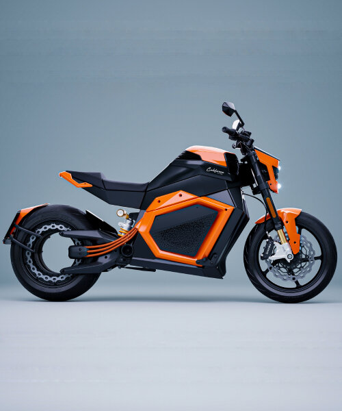 verge motorcycles’ seasonal electric superbike shines in poppy orange at LA auto show