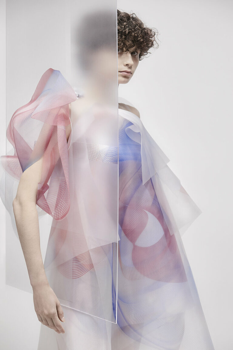 in camera: ying gao explores robotic clothing as living portraits