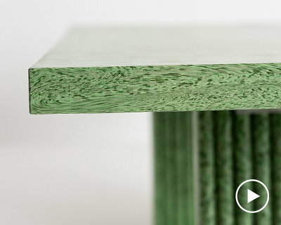 chinara darwish repurposes redundant marine waste into dining table at dubai design week