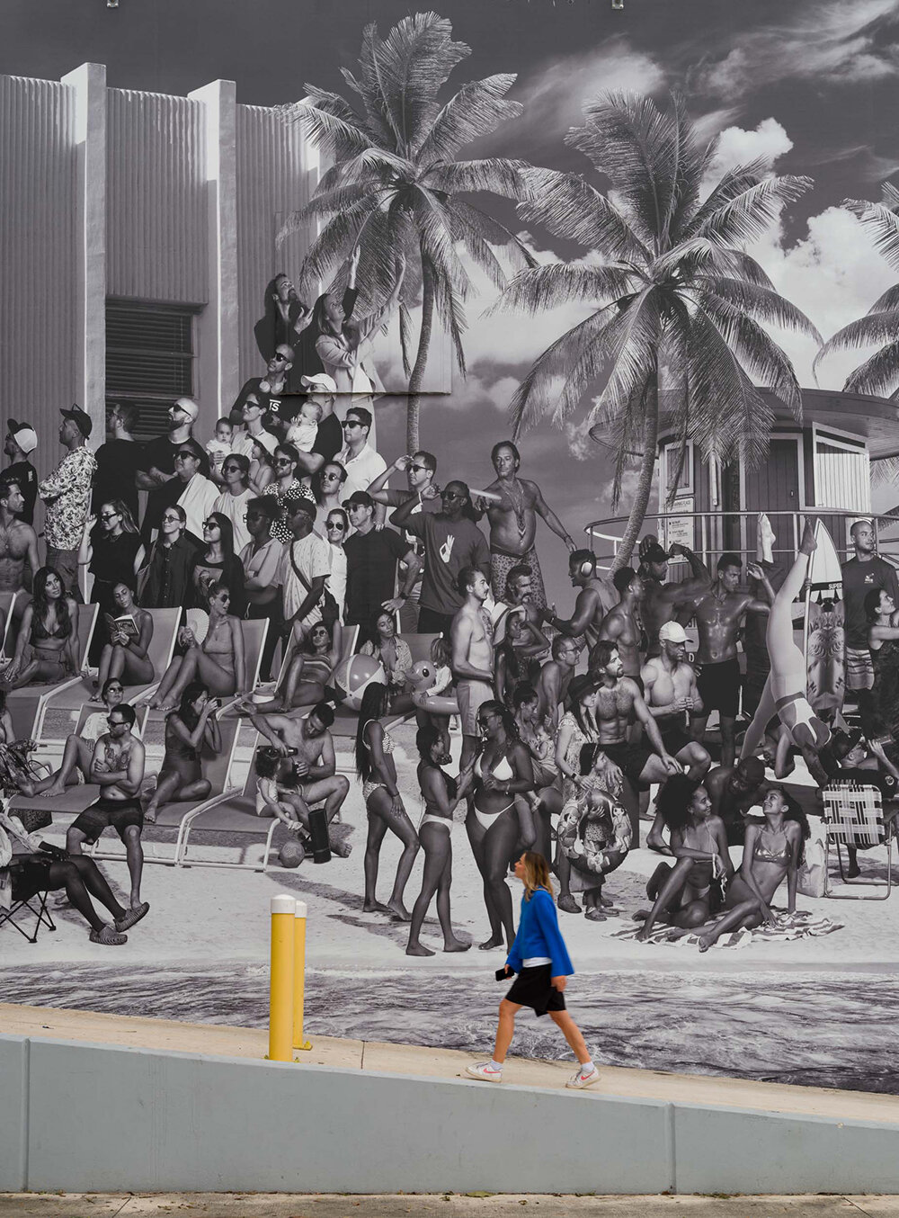 JR's huge miami mural chronicles 1,048 portraits and stories across the city