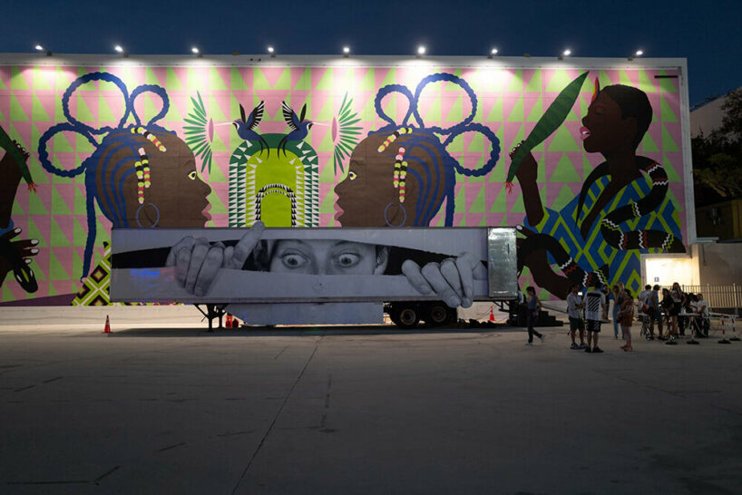 JR's huge miami mural chronicles 1,048 portraits and stories across the city