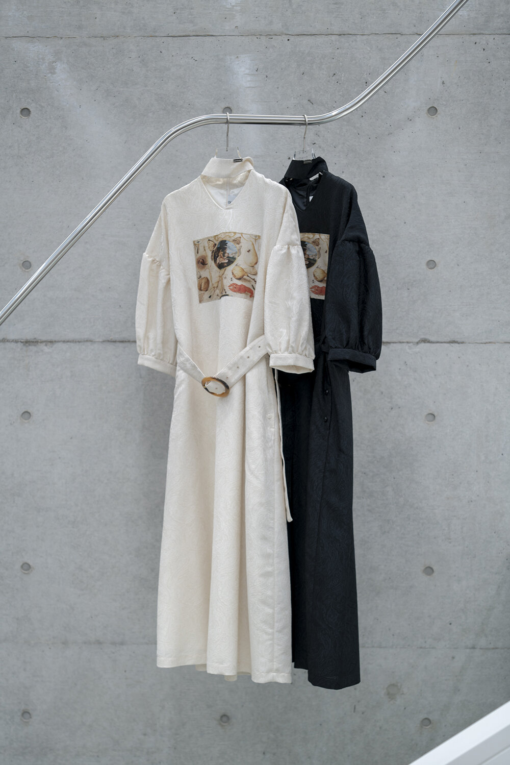 stainless steel tubes curve and flow across the mikage shin aoyama store in tokyo