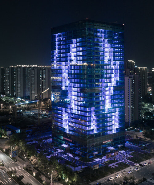 SAKO architects completes the 'crystal,' a glimmering tower in jinan
