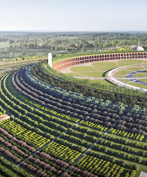 stefano boeri encircles new prayer and meditation center in nepal with giant lush gardens