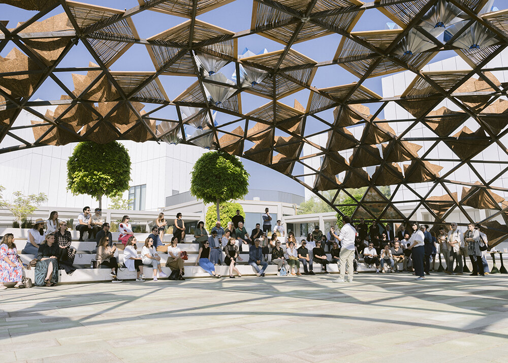 COP28 hosts tarabot, a modular interspecies pavilion at jameel arts centre