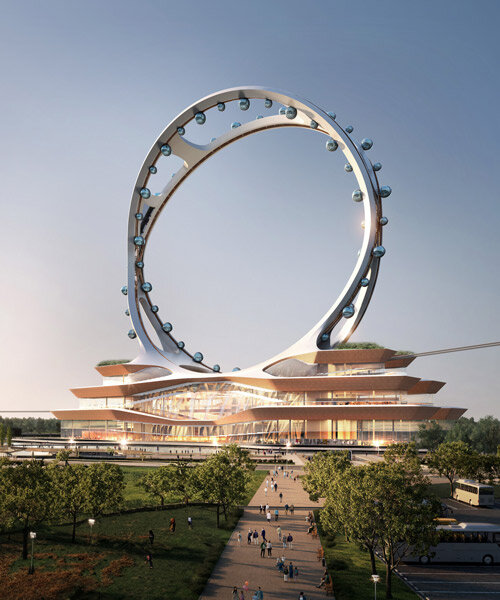 UNStudio to build the world’s highest spokeless ferris wheel in seoul