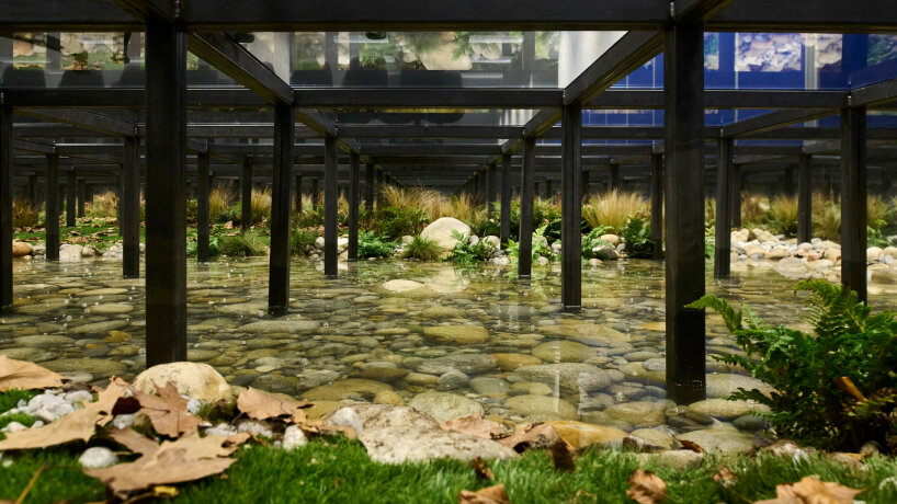 amo prada fw24 show milan set design