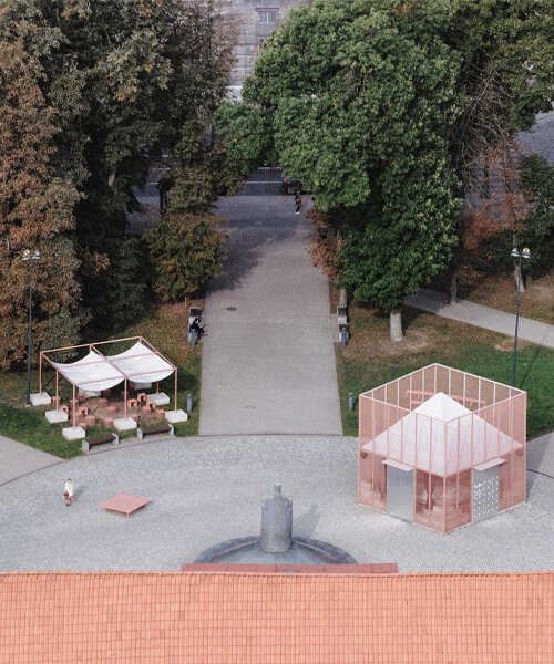 ATLAS pavilion and exhibition trace vilnius city's 700th anniversary in lithuania