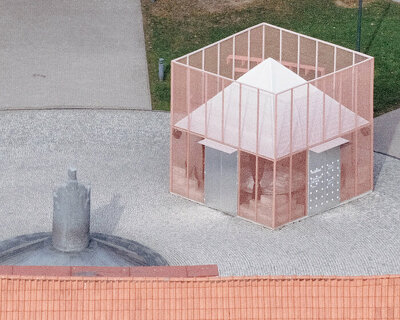 ATLAS pavilion and exhibition trace vilnius city's 700th anniversary in lithuania