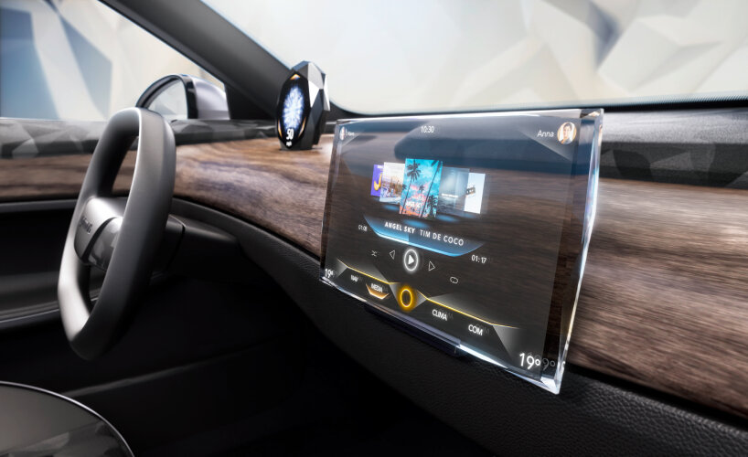 Crystal Clarity: Continental Unveils World's First Transparent Car Display