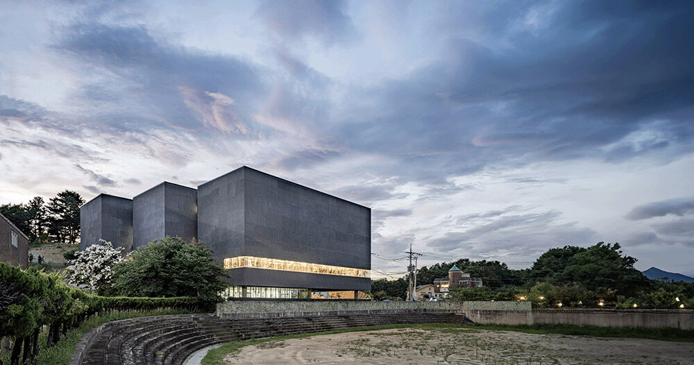 fitness1 sports center is shaped with shifting volumes by moonkolee architects