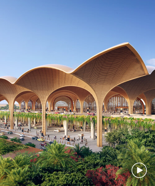 foster + partners makes strides in completing the techo international airport in cambodia