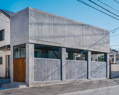 IGArchitects' minimalistic concrete box embraces harmonious living in urban japan