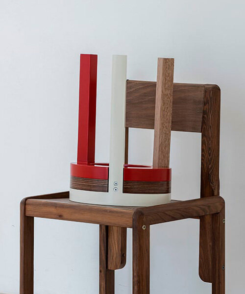 modular 3PLY assemble stool stacks in versatile configurations of three tiers