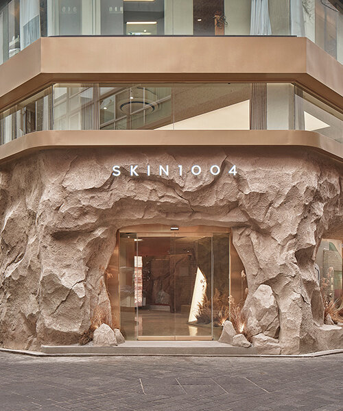 LMTLS clads korean beauty store with rocky texture echoing madagascar's pristine nature
