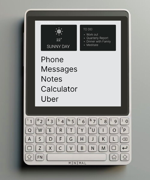 minimal phone can still run apps like navigation and ride-sharing even on its e-ink display