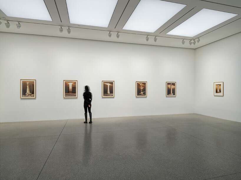 minoru nomata's floating fortress paintings evoke retro-futuristic memories at white cube