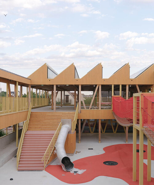nordic influences shape up r2k architecte's low-carbon school design in france