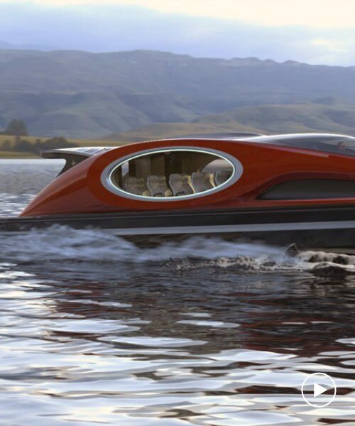 pierpaolo lazzarini's hybrid yacht filters fresh air intake and cruises seas at 55 knots