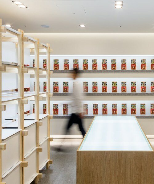 SML reinterprets ginseng cultivation structure as contemporary retail interior in seoul