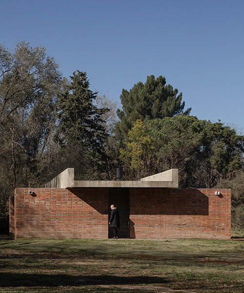 brick-walled communal space embraces argentinian barbecue ritual