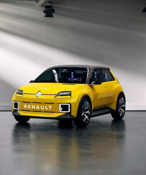 renault unveils glimpse at all-electric, retro-futuristic revamp of iconic R5 hatchback