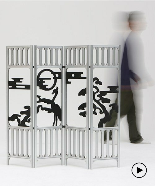 saero is a 3D-printed, aluminum reinterpretation of traditional korean furniture 