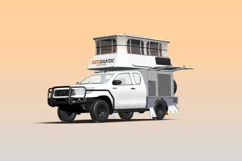 Wanderlust Unleashed: The Toyota Hilux 4WD Marvel by RedSands Campers