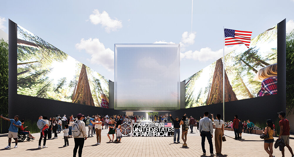 trahan architects unveils USA pavilion design for expo 2025 osaka