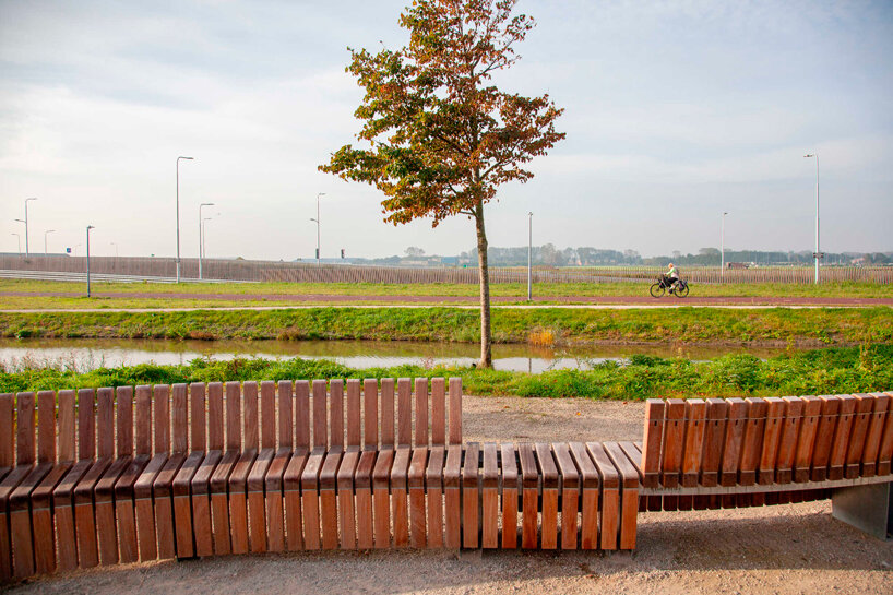 ZJA gebruikt gerecyclede materialen voor de duurzame groene route die zij in Nederland voert