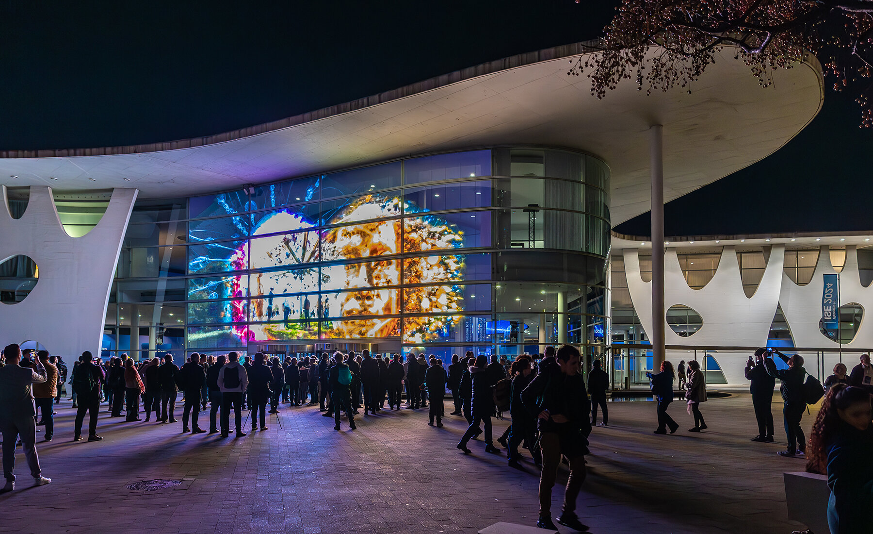 ISE 2024 barcelona featured AI digital art and high-tech novelties