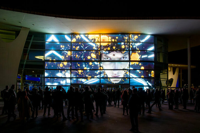 ISE 2024 barcelona featured AI digital art and high-tech novelties