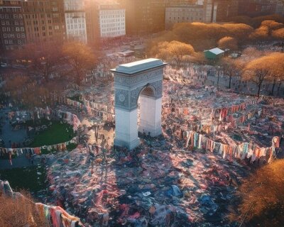 ilaria marzano unravels the textile waste paradox through fabric maps and AI dystopia