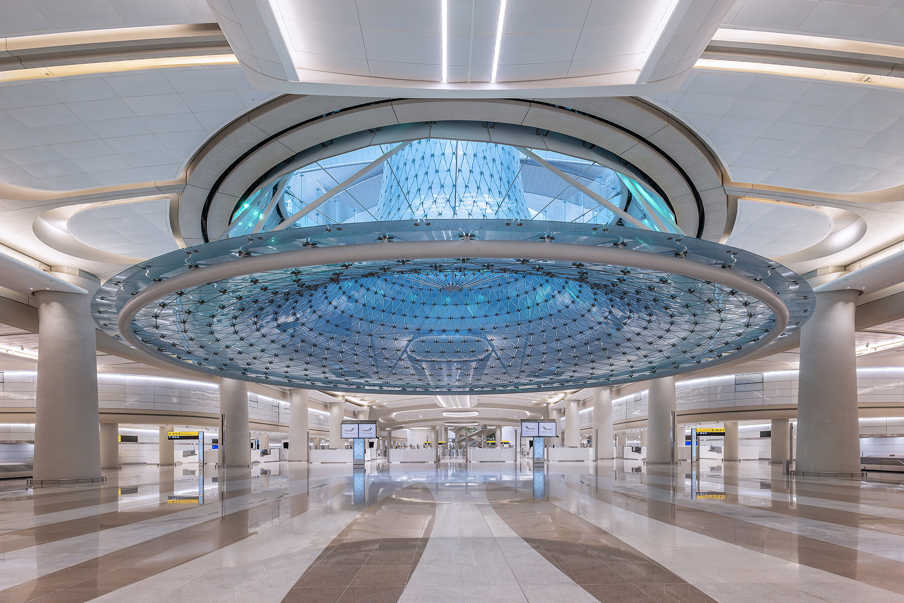 KPF's Zayed Airport Terminal Evokes Desert Dunes Near Abu Dhabi