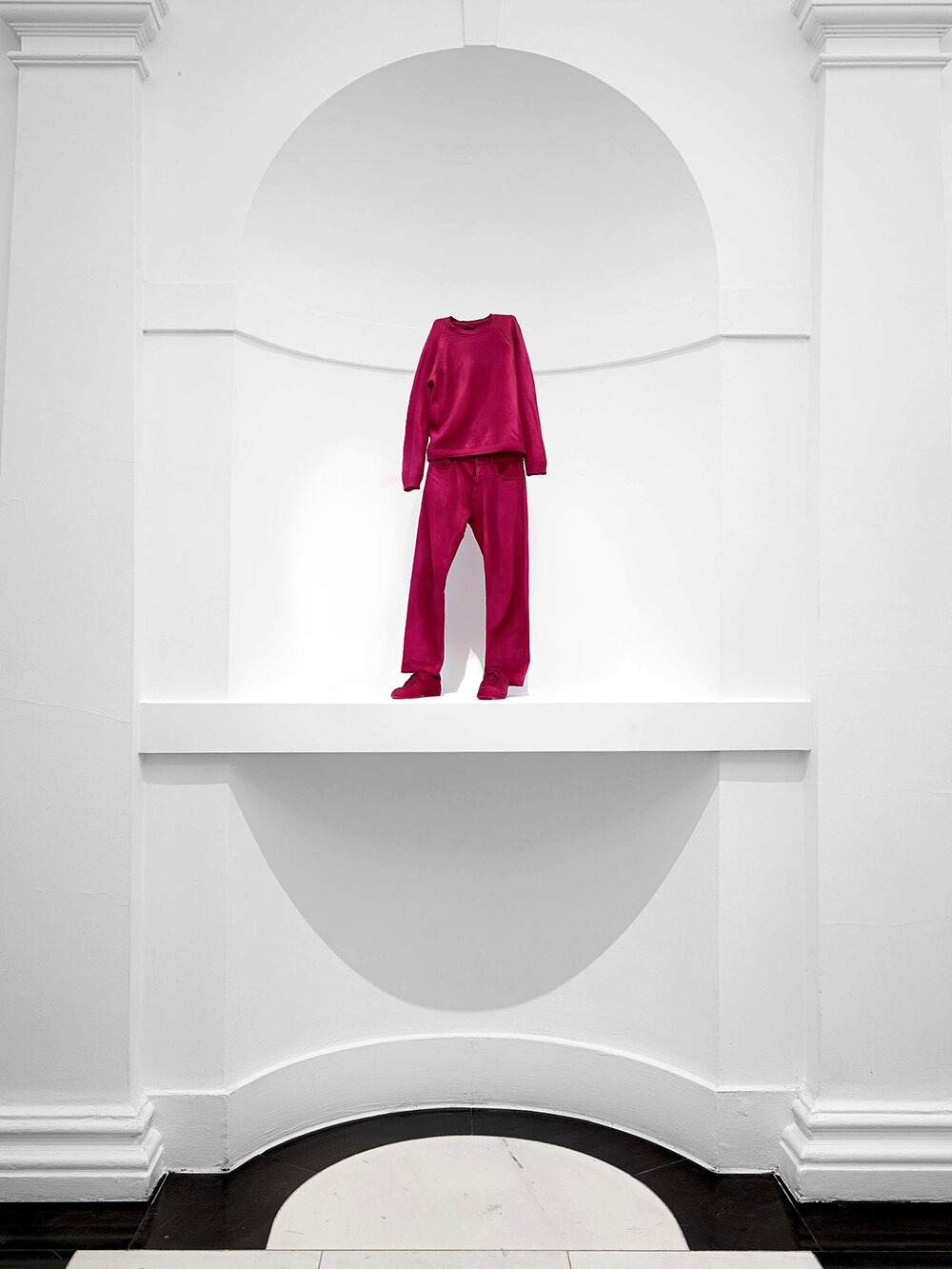 erwin wurm explores garments as surrogates for the human body at thaddaeus ropac london