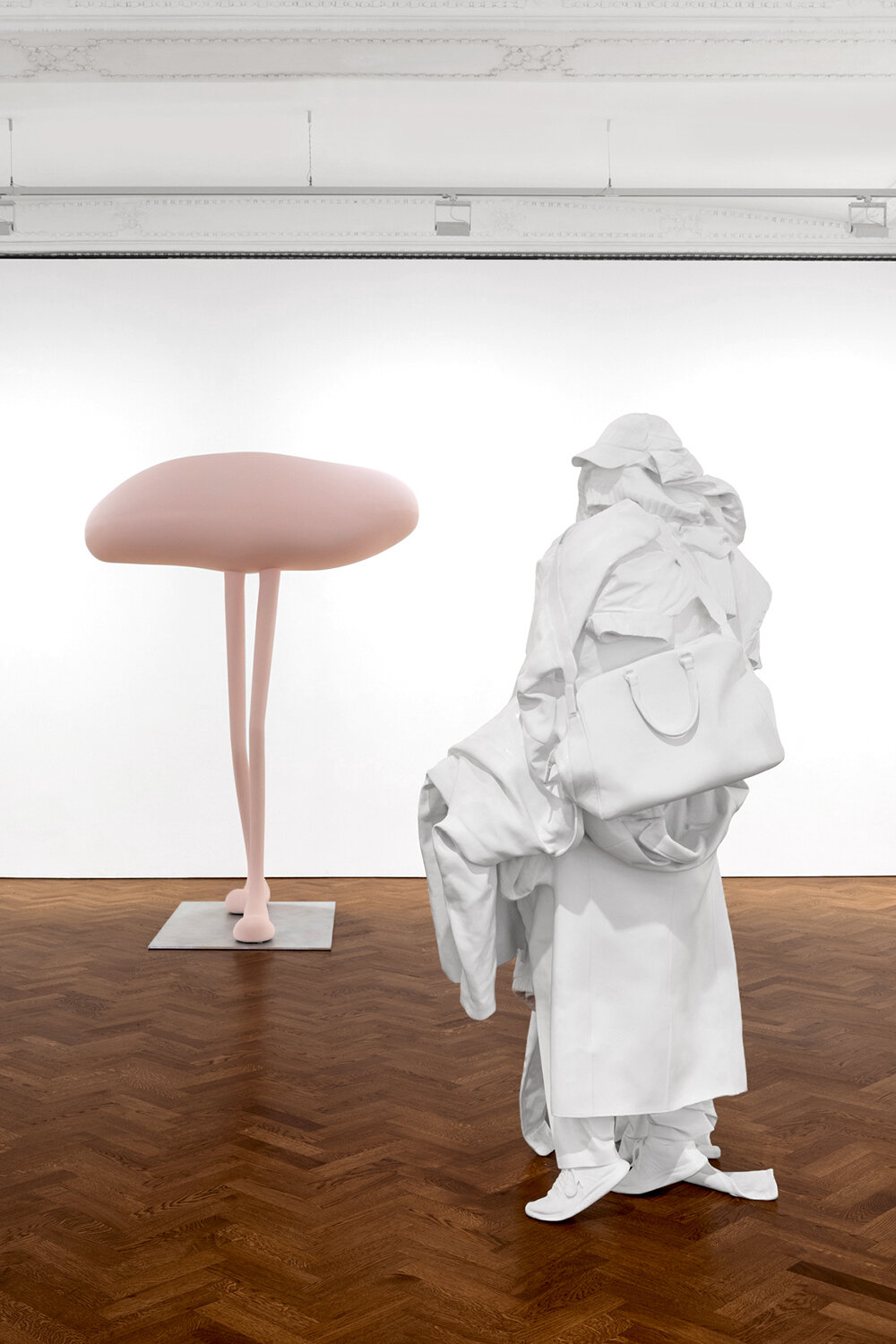 erwin wurm explores garments as surrogates for the human body at thaddaeus ropac london