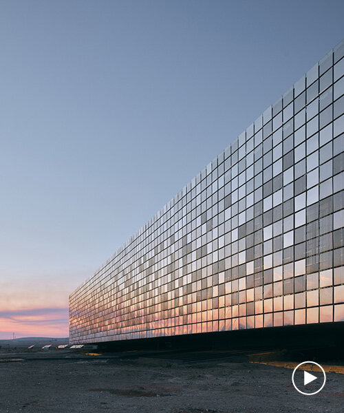 bilgin architects dots turkish solar plant with a shimmering control center