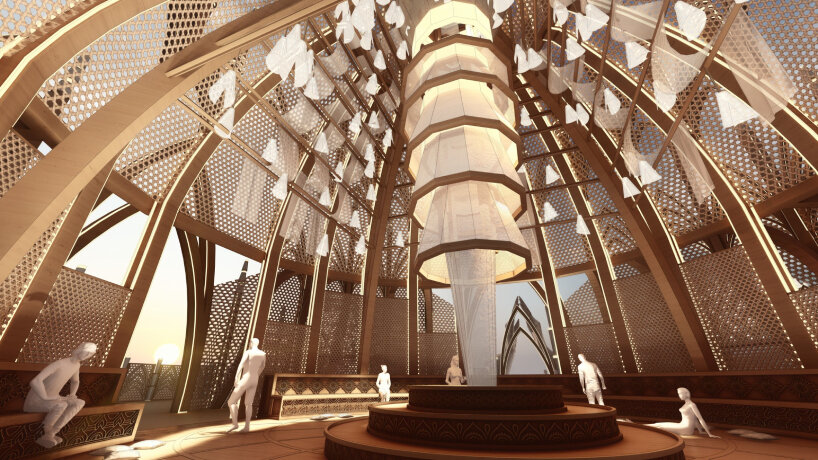 burning man welcomes 2024 temple inspired by neo-gothic, art deco and ...
