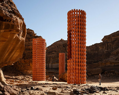 art and architecture in alula | designboom.com
