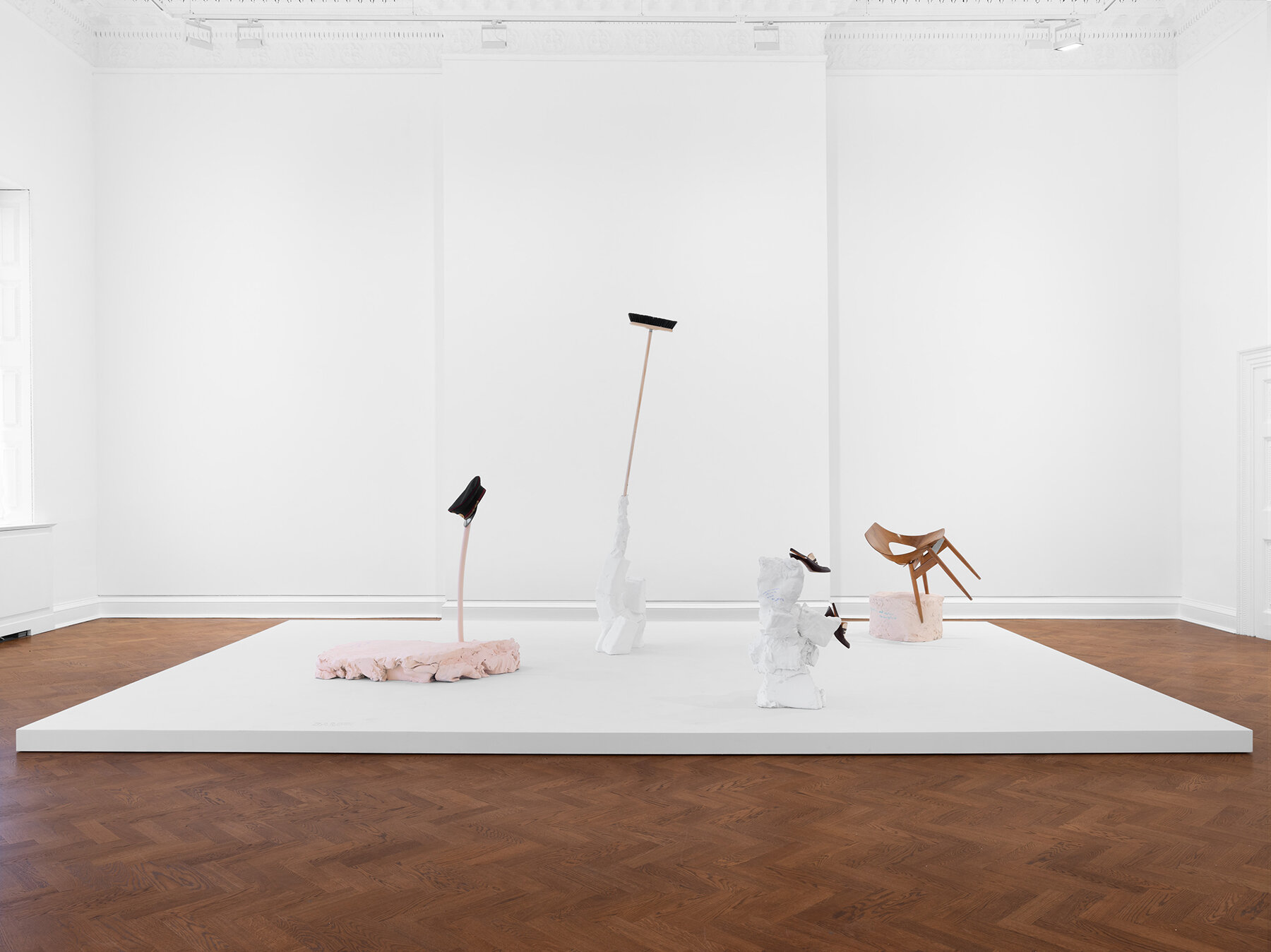 erwin wurm explores garments as surrogates at thaddaeus ropac