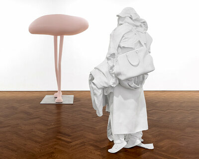 erwin wurm explores garments as surrogates for the human body at thaddaeus ropac london