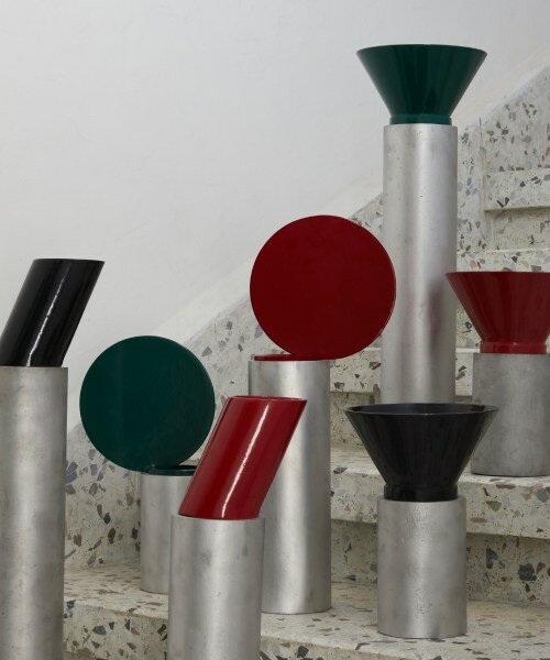 etienne bastormagi debuts reconfigurable industrial vases at design doha 2024
