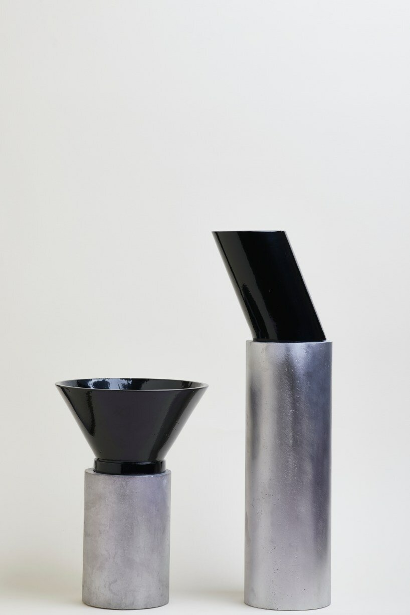 etienne bastormagi debuts reconfigurable industrial vases at doha design 2024