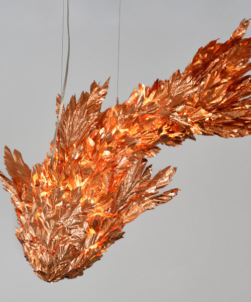 frank gehry’s fish and crocodile lamp sculptures illuminate gagosian new york’s exhibition