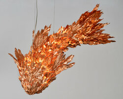 mariko kusumoto's dream-like textile sculptures echo a luminous