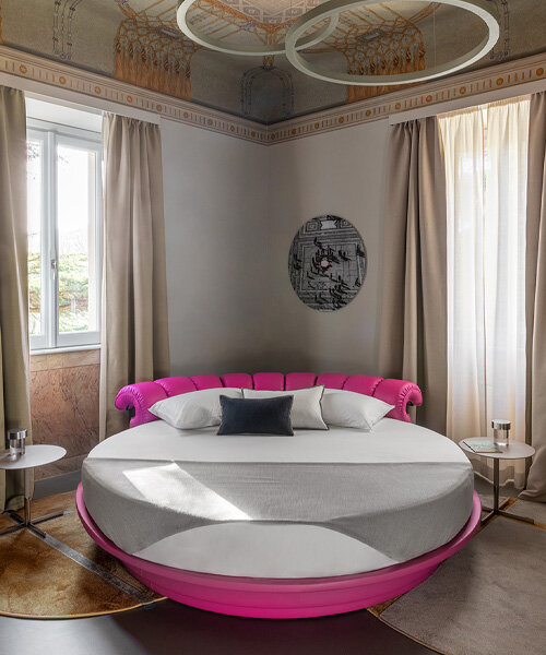 interno marche hotel lauds italian design with 400 iconic pieces by de lucchi, ponti & more