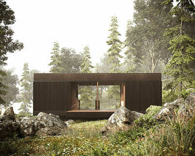 landet's eco-friendly cabins by andreas martin-löf embrace the swedish countryside