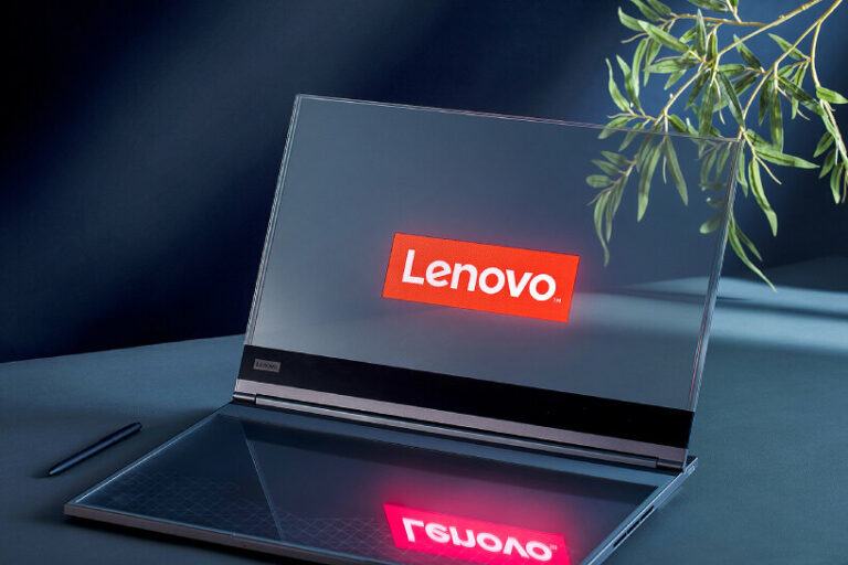 Lenovo Debuts Worlds First Transparent Display Laptop With See Through Keyboard At MWC