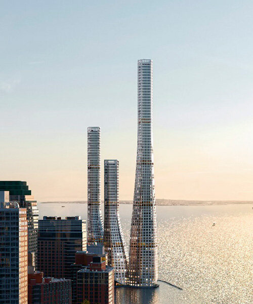 laia employs caisson watertight structure for offshore towers on new york's shoreline