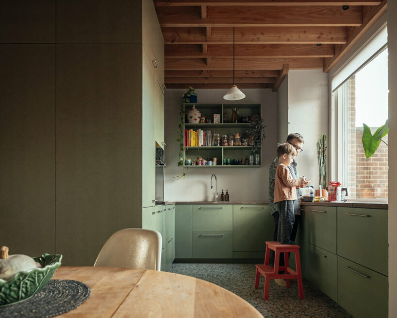 surman weston's first self-build project unfolds as a cuboid brick house in peckham